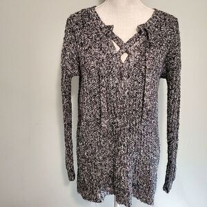 Aerie Women’s Long Sleeve Oversized Tie Front Sweater Size XS